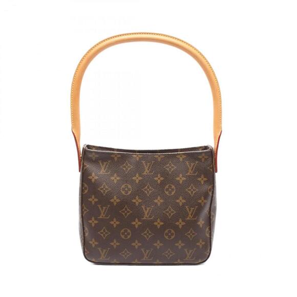 LOUIS VUITTON Brown Monogram Leather Looping MM Shoulder Bag - Picture 1 of 9